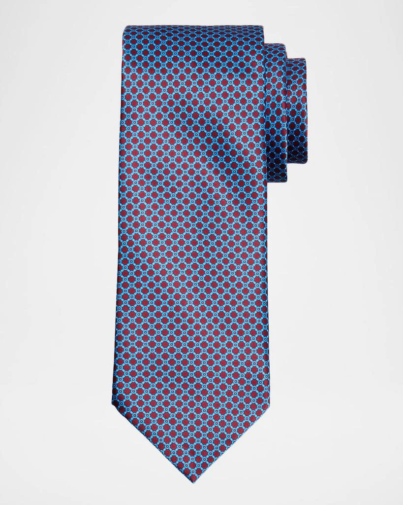 Stefano Ricci Men
s Geometric-Link Silk Tie