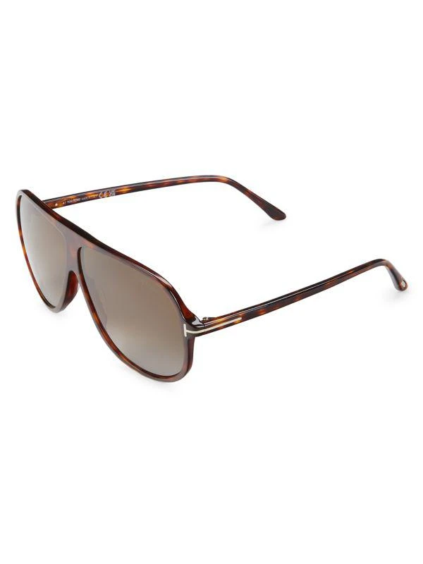 TOM FORD 62MM Rectangle Sunglasses 2