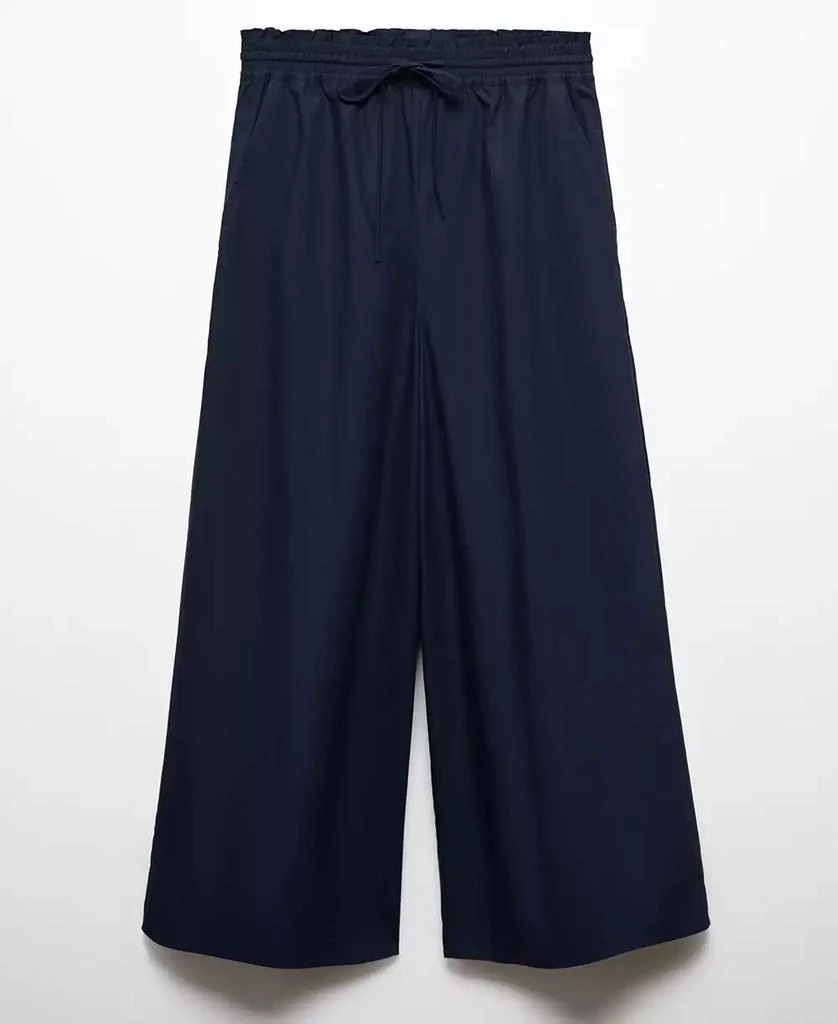 Mango Women's Cotton Culottes Pants 3