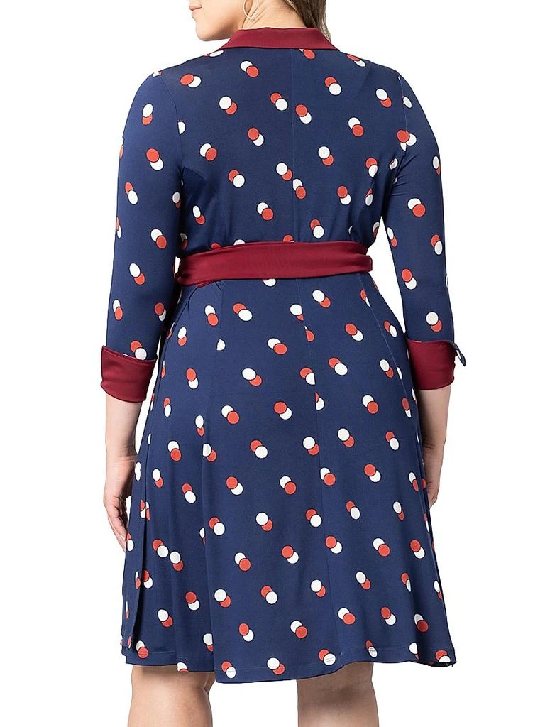 Kiyonna Plus Sophisticate Wrap Dress 5