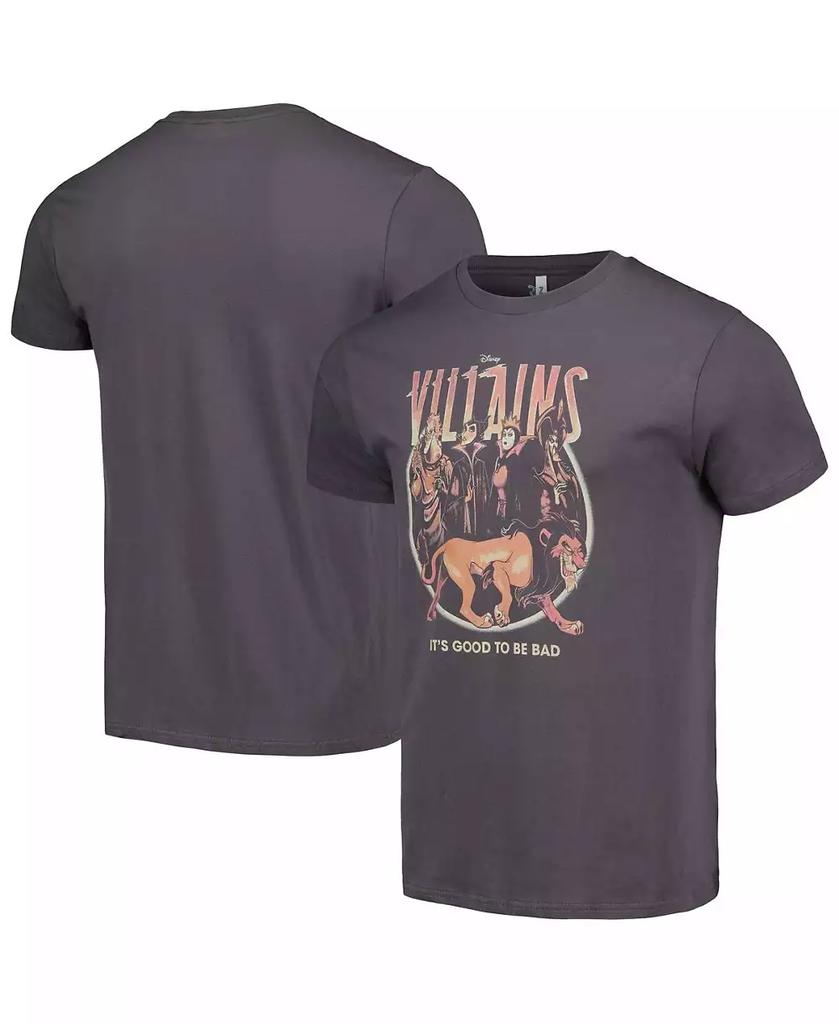 Mad Engine Men's and Women's Charcoal Disney Villains Gradual Gang Redux T-shirt