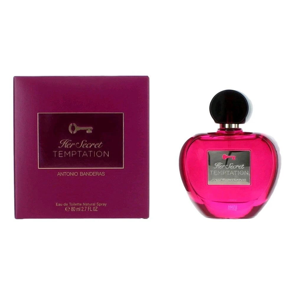 Antonio Banderas Her Secret Temptation by , 2.7 oz  Eau De Toilette Spray for Women 1