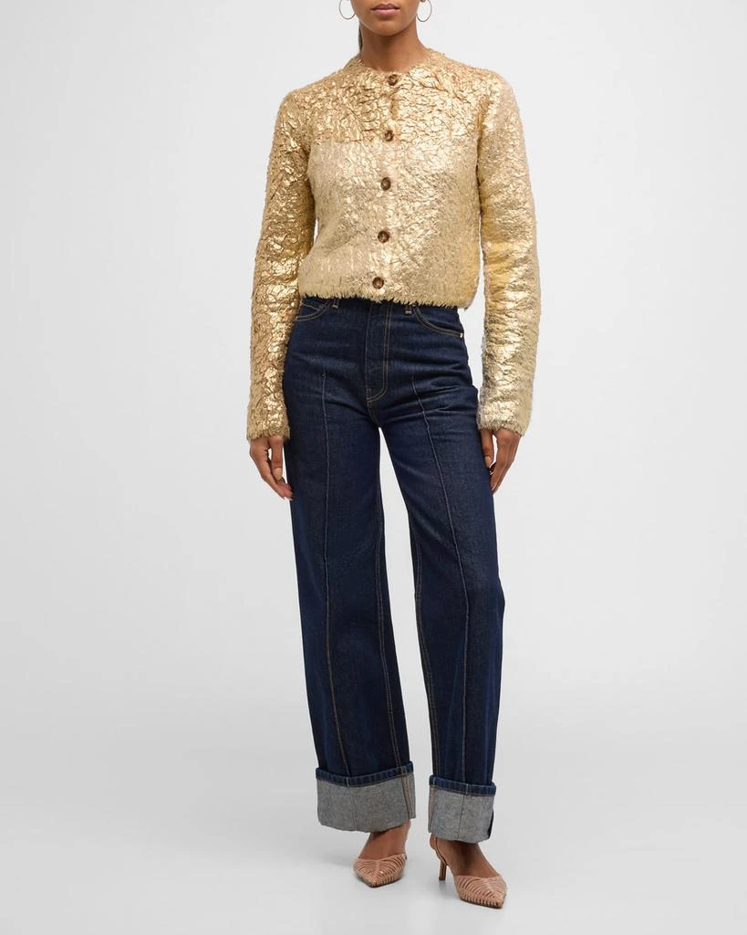Ulla Johnson Keira Metallic Cardigan 2