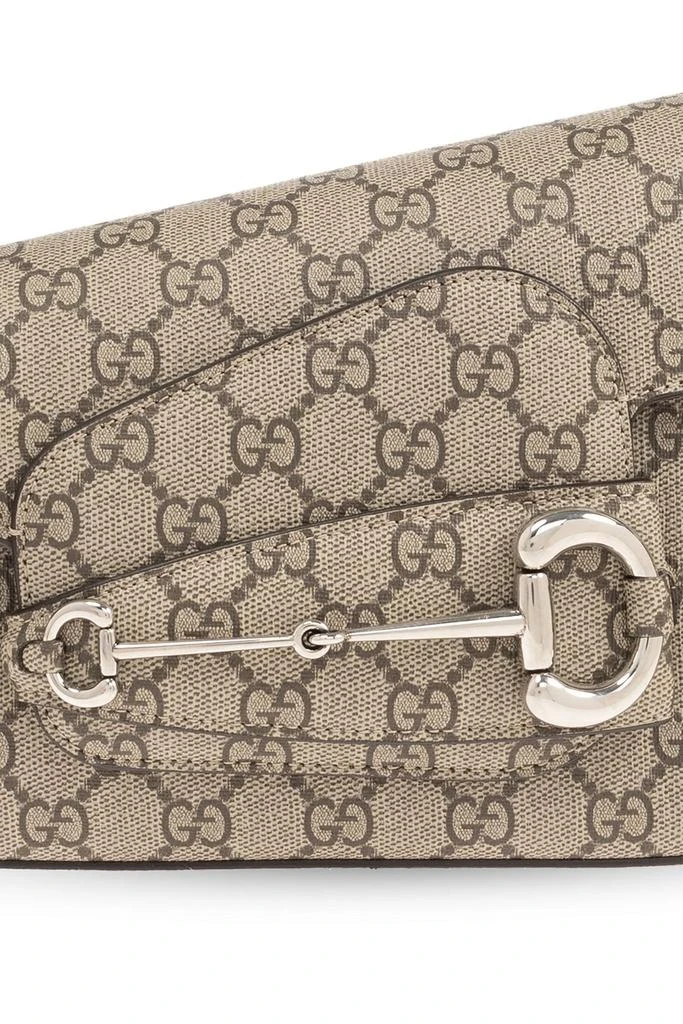 Gucci Gucci Horsebit 1955 Monogrammed Small Shoulder Bag 5