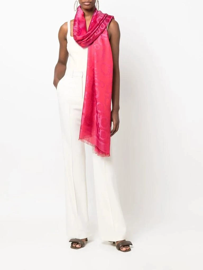 Shop Ferragamo Gancini Woven Scarf on Sale at BeyondStyle – Get 58