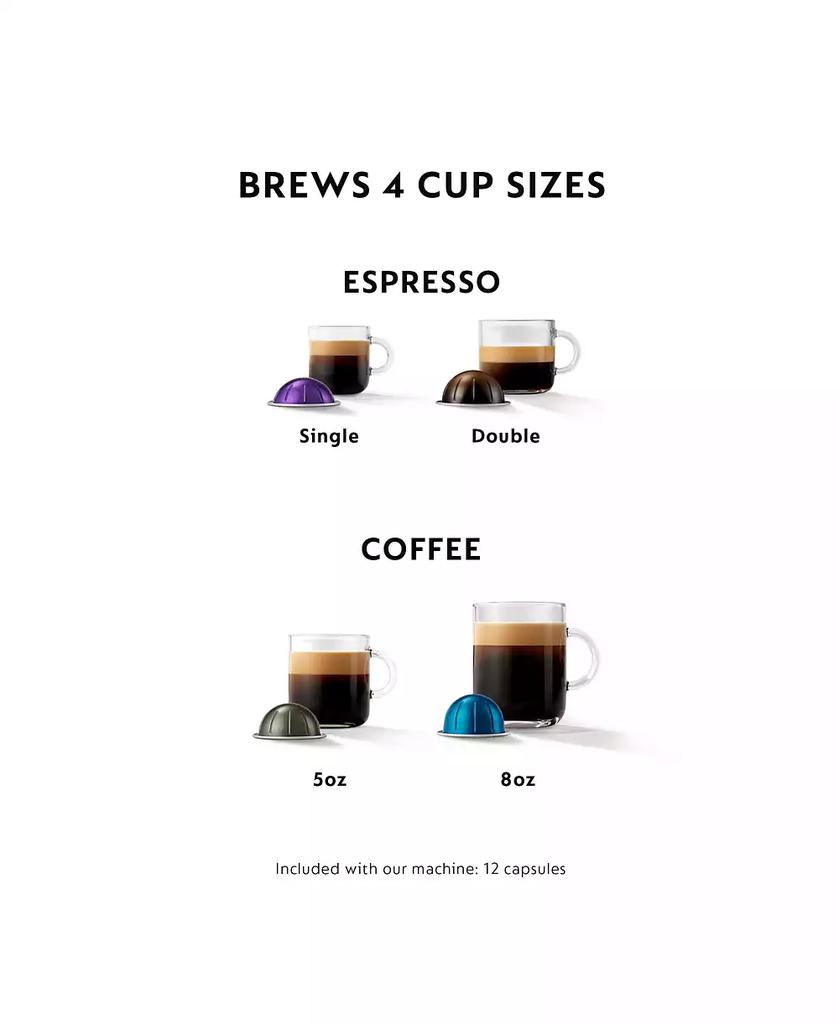 Nespresso Vertuo Coffee and Espresso Machine by Breville