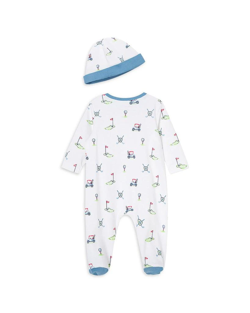 Little Me Boys' Cotton Golf Footie & Hat Set - Baby 2