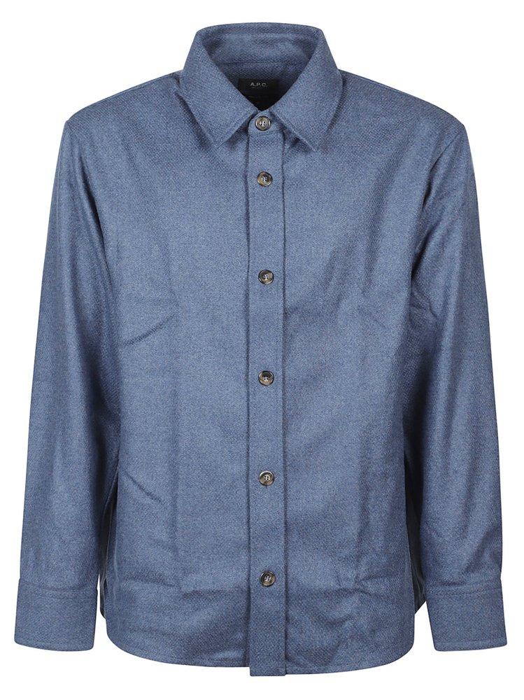 A.P.C. A.P.C. Long Sleeved Buttoned Shirt