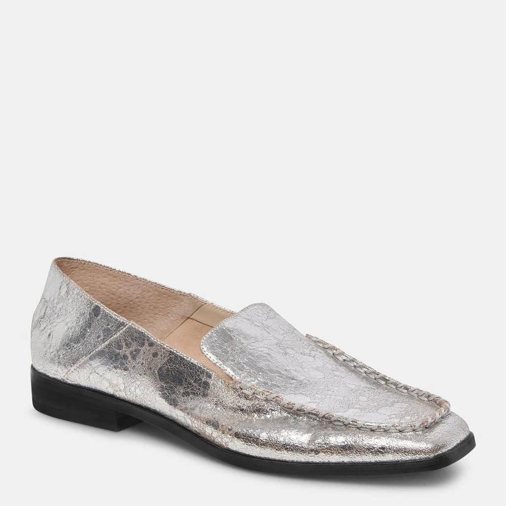 Dolce Vita Beny Flats Silver Distressed Leather 3