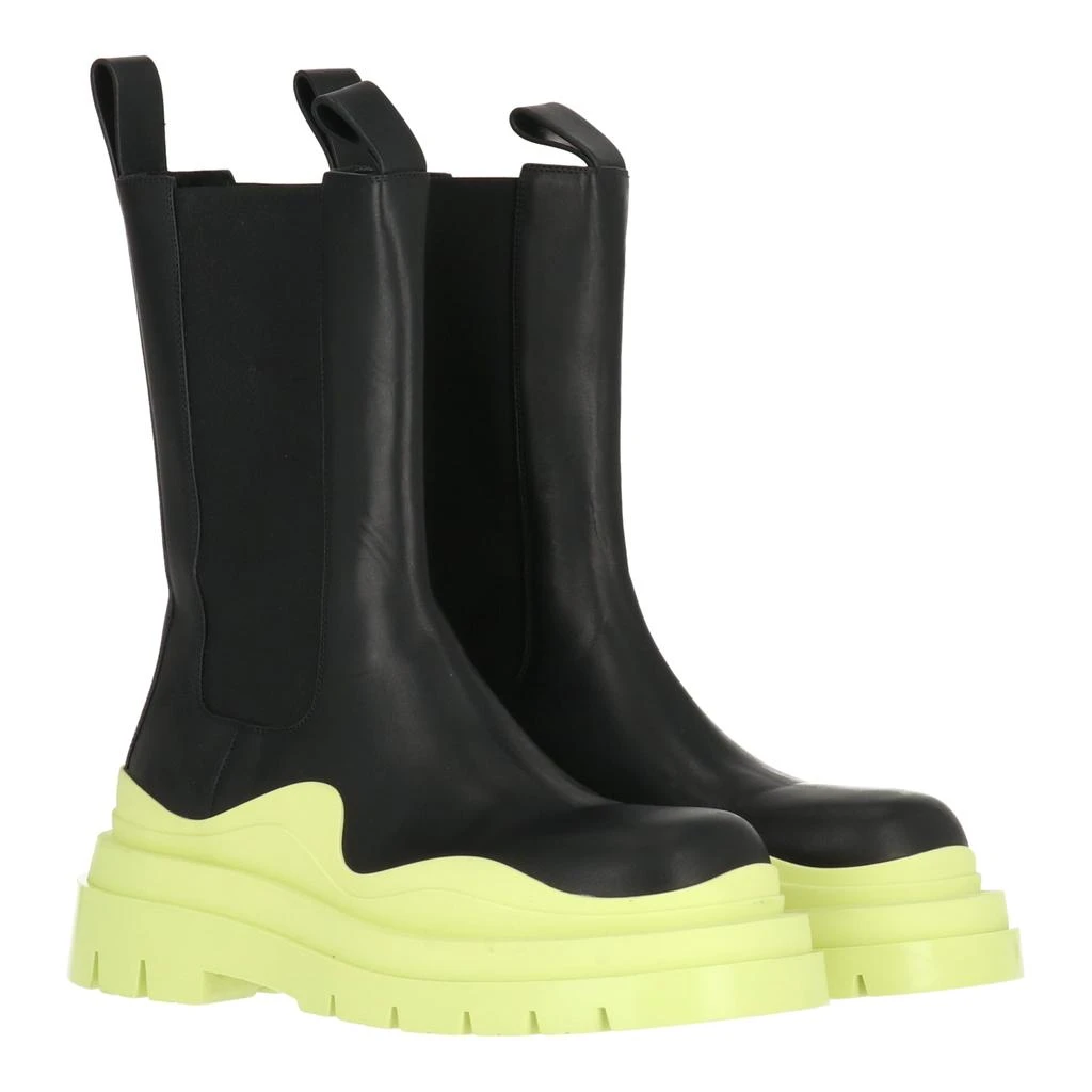 Bottega Veneta Womens Black/Green Boot 1