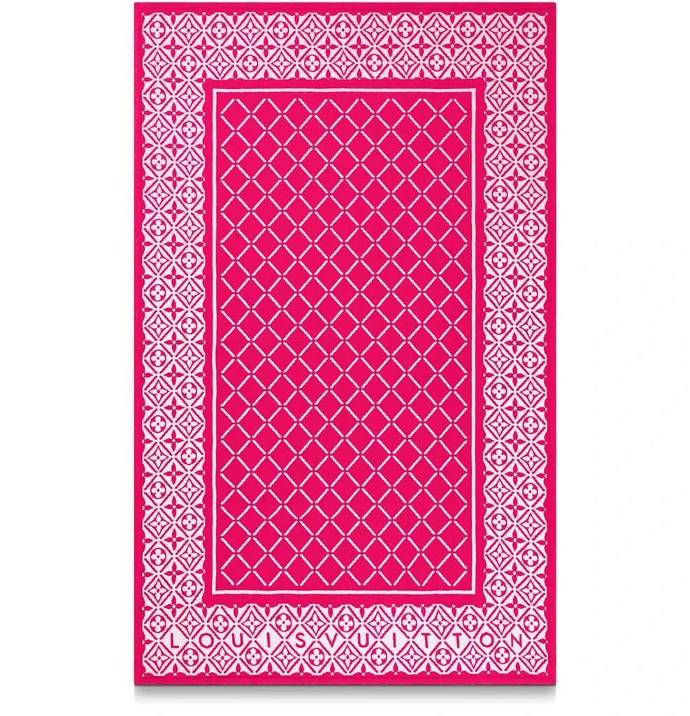 Louis Vuitton Monogram Flower Tile Beach Towel 3