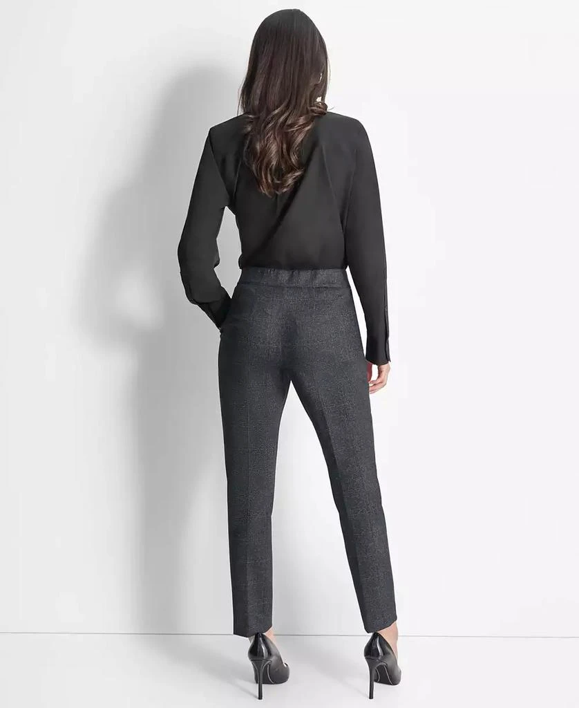 DKNY Women's High-Rise Slim-Leg Ankle Trousers 5