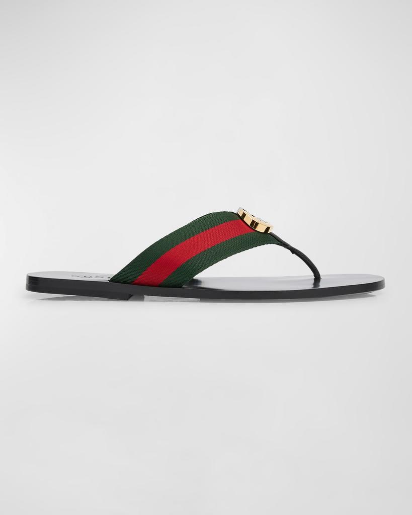 サンダル Gucci Rhein Gg Mules GUCCI Rhein Horsebit Leather-Trimmed Canvas-Jacquard Mules