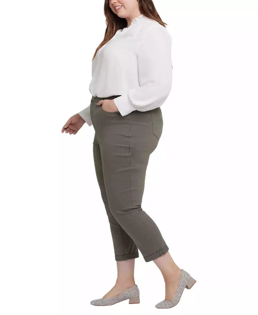NYDJ Plus Size Margot Girlfriend Pull On Jeans 5