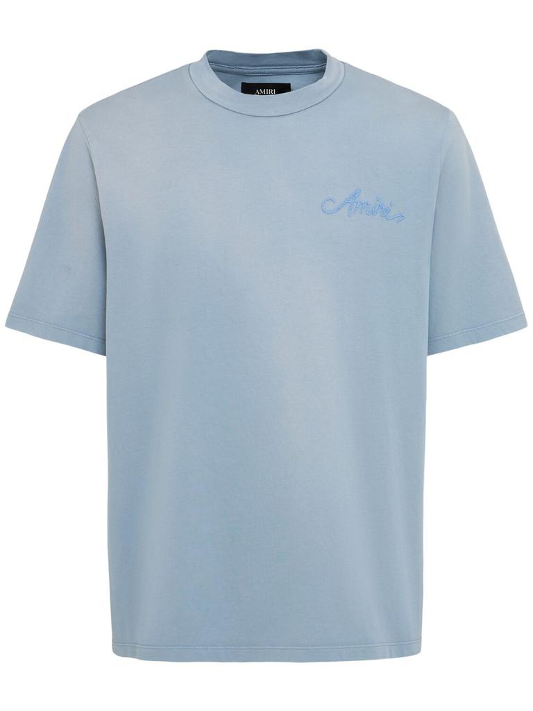 AMIRI Cotton T-shirt With Print And Logo - T-Shirts