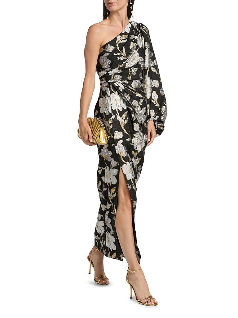 knee length dresses for ladies Milly Meredith Embroidered Maxi Dress