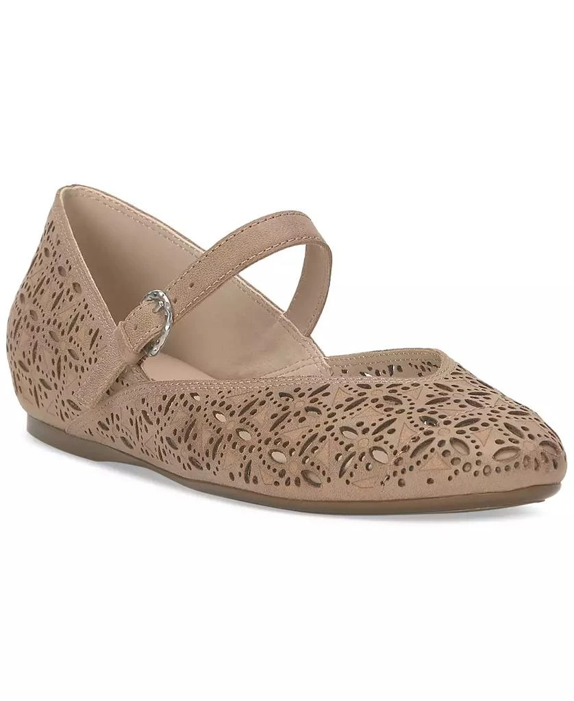 Lucky Brand Women's Cyrena Eyelet Mary Jane Ballet Flats 1
