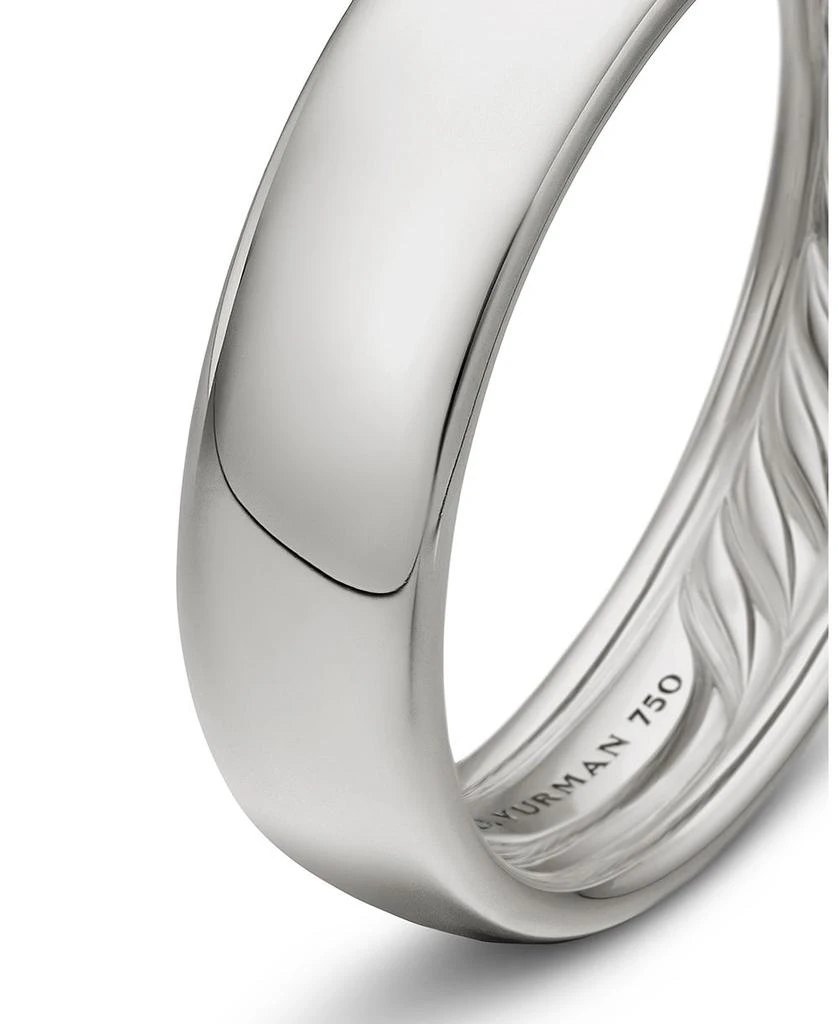 David Yurman Men
s 18K White Gold Classic Band 5