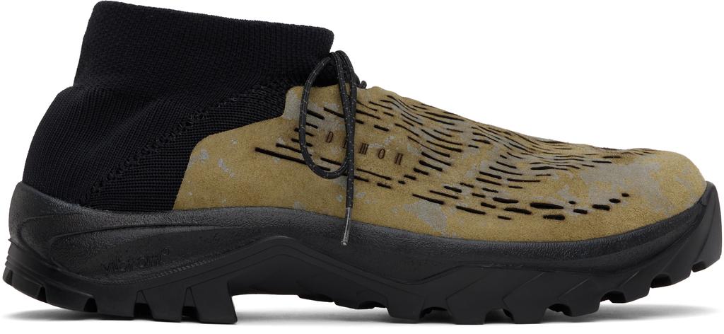 Demon SSENSE Exclusive Black & Khaki Cambriana Sneakers