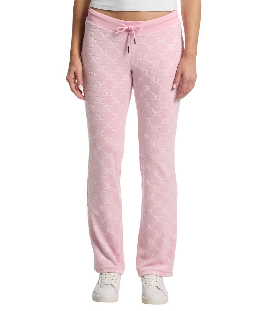 Juicy Couture Embossed Velour Track Pants 1