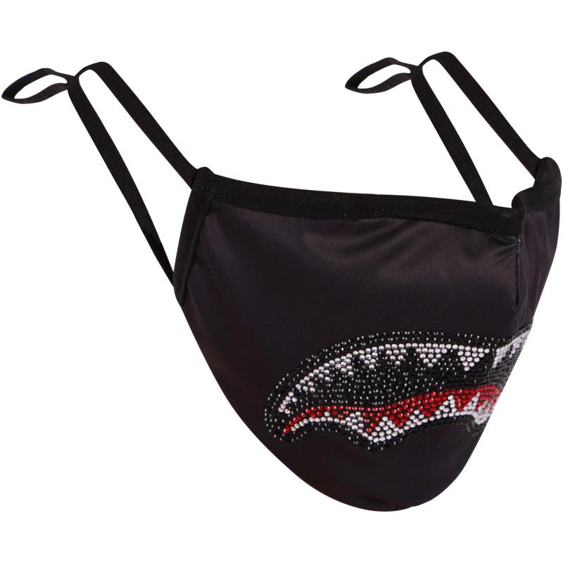 SprayGround Clearcut crystal detailing face mask in black