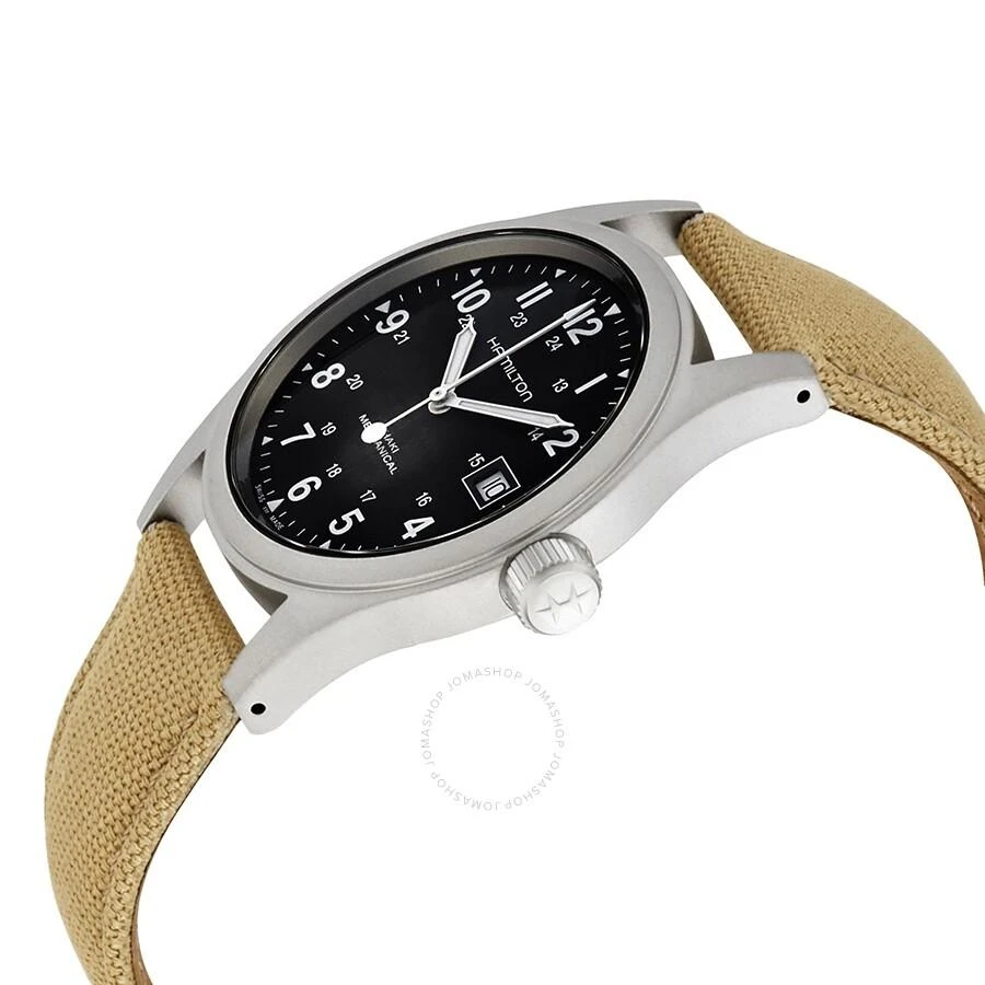 Hamilton Khaki Field Hand Wind Black Dial Men's Watch H69439933 2