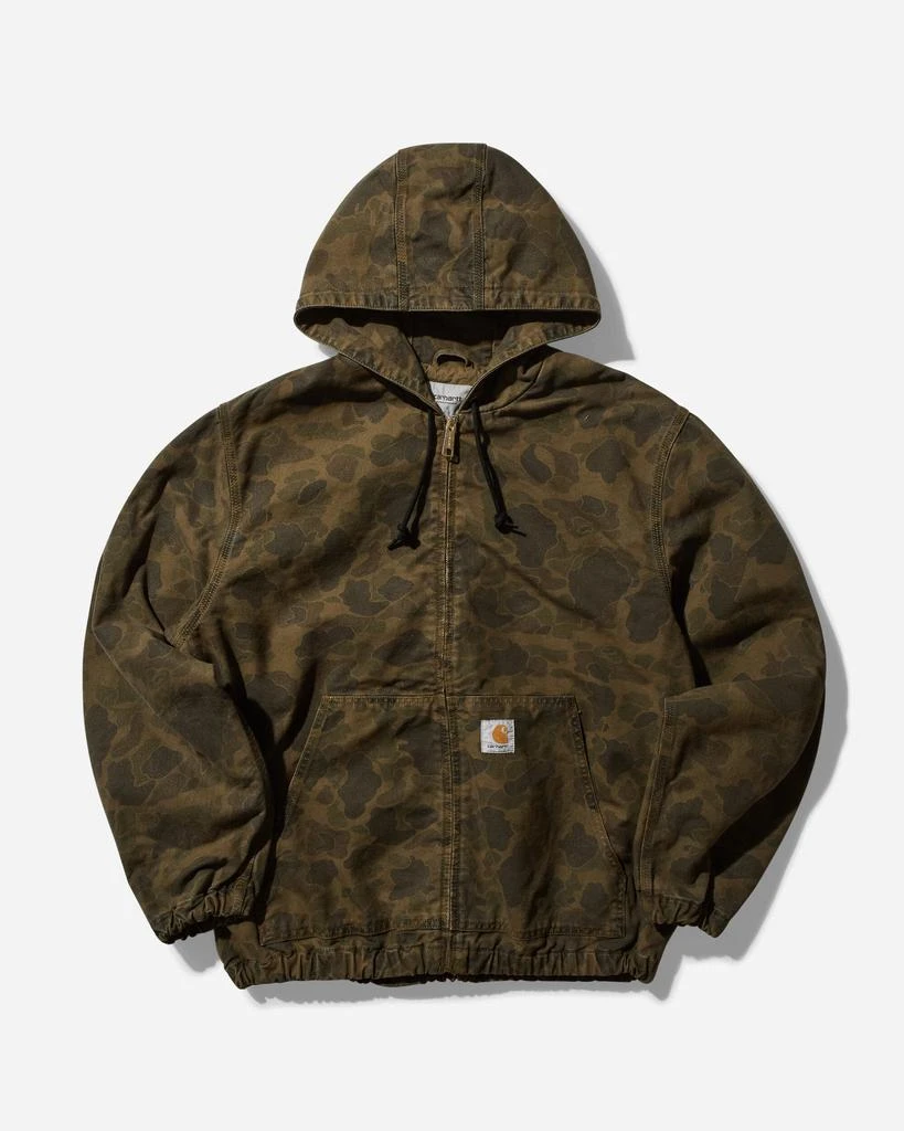 Carhartt WIP Men's Duck Active Jacket Camo Duck Green / Office Green 1