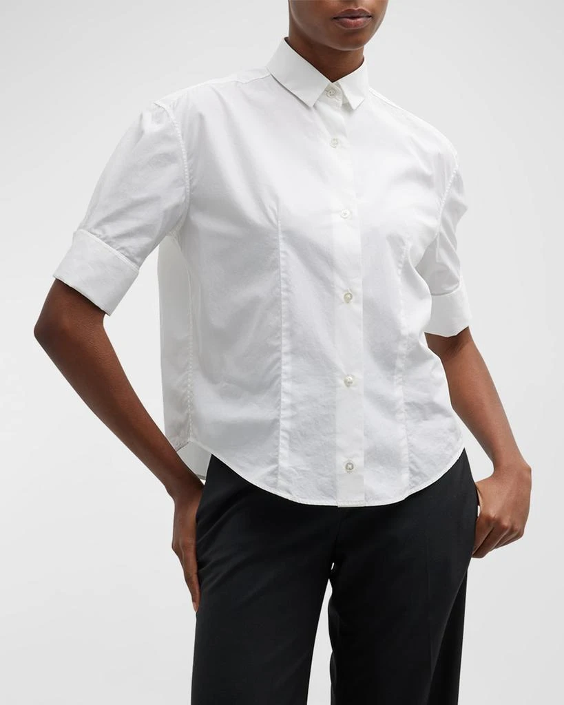 The Row Carpazi Short-Sleeve Collared Shirt 6