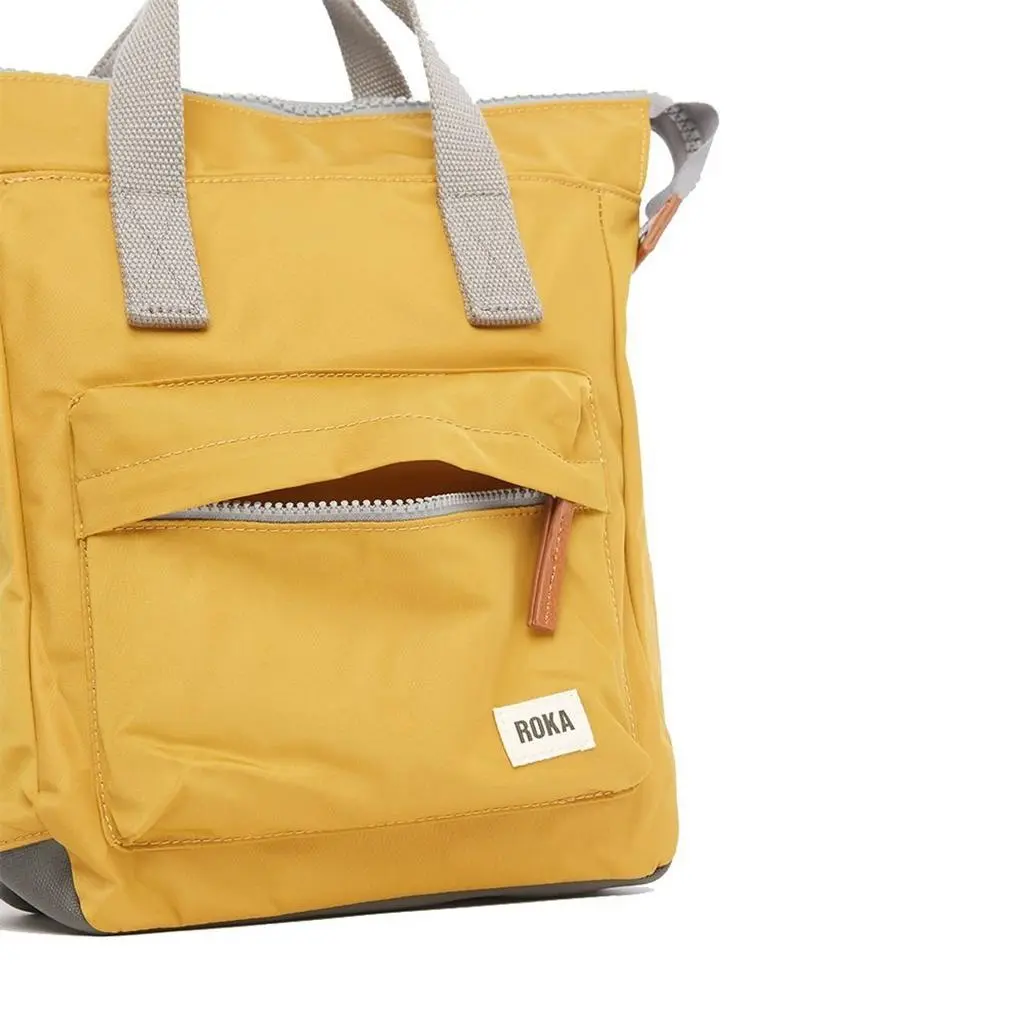ROKA LONDON Bancor zip top tote backpack 3