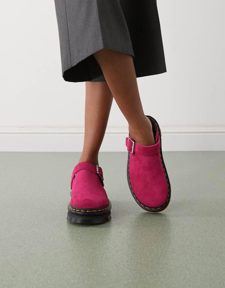 Dr Martens ZebZag mule in fuchsia pink – On Sale Now with Up to 11