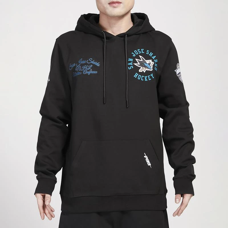 Pro Standard Sharks Hybrid Pullover Hoodie Men's – On Sale Now