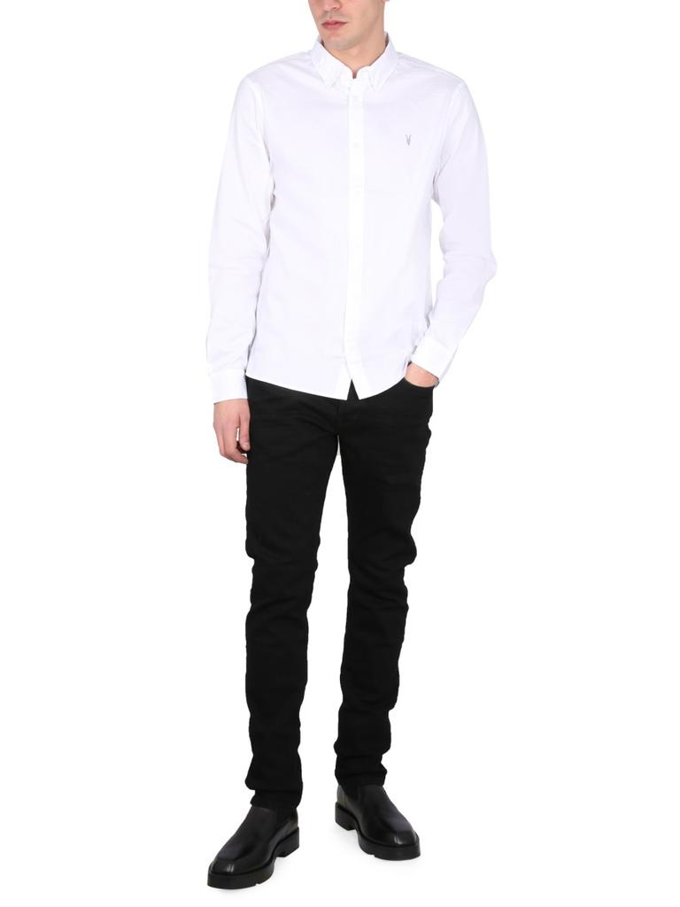 ALL SAINTS SHIRT WITH LOGO EMBROIDERY