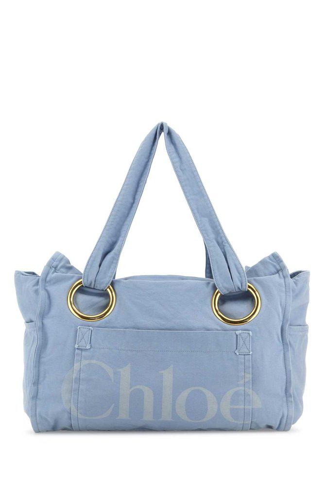 トートバッグ Chloe Multicolor Linen Medium Woody Shopping Bag Chloé My Melody For Chloé Medium Woody Tote Bag | Lyst