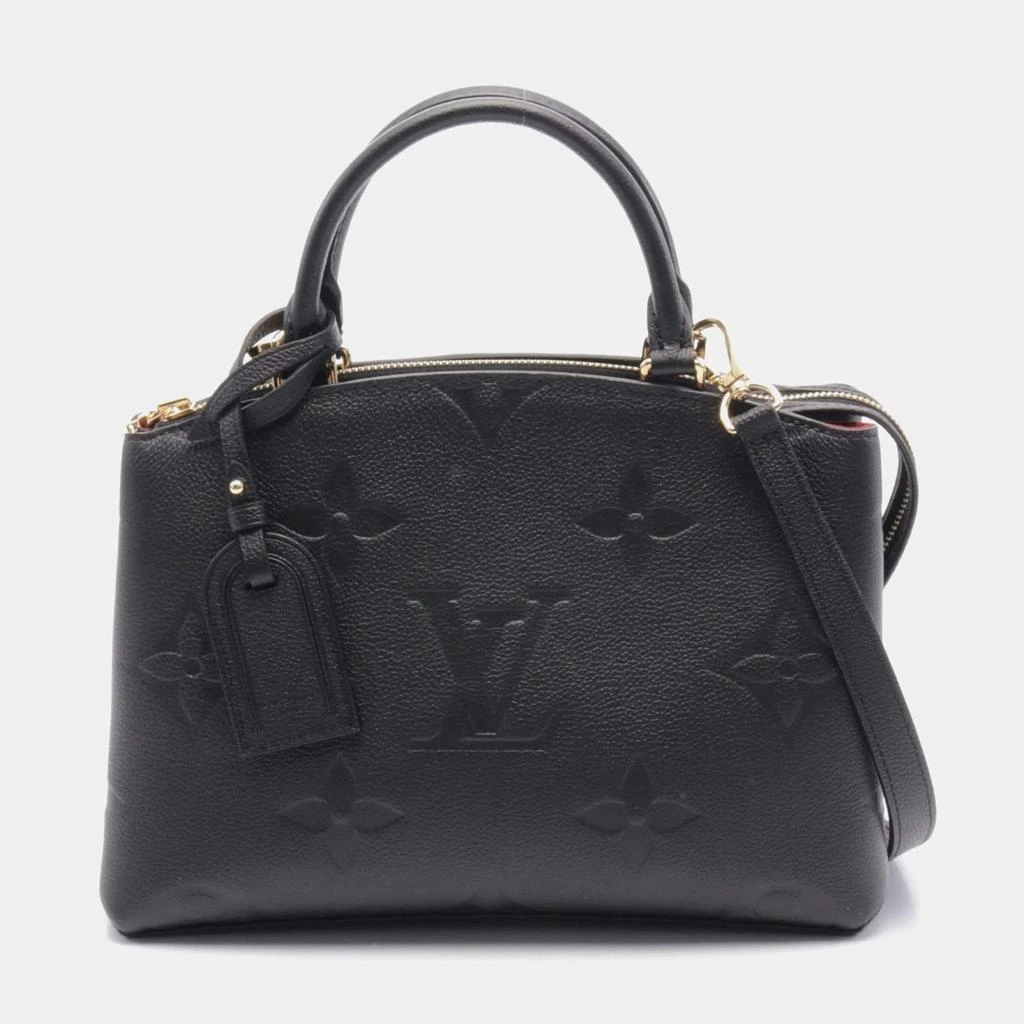 Louis Vuitton Louis Vuitton Black Monogram Empreinte Leather Petit Palais PM Handbag 1