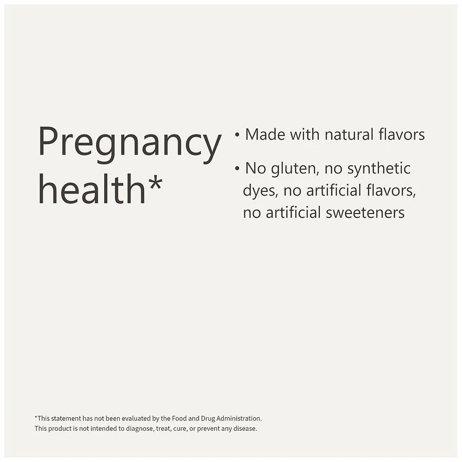 Walgreens Prenatal Gummies (45 days) Natural Raspberry and Lemonade 7