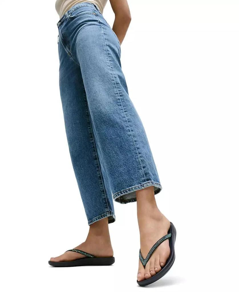 FitFlop Women's Iqushion Sparkle Flip-Flop Sandal 5