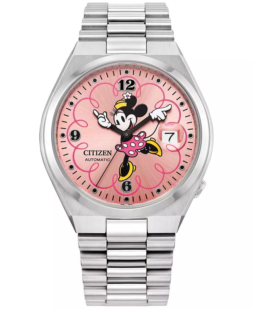Citizen Men's Automatic Disney Minnie Mouse Stainless Steel Bracelet Watch 40mm