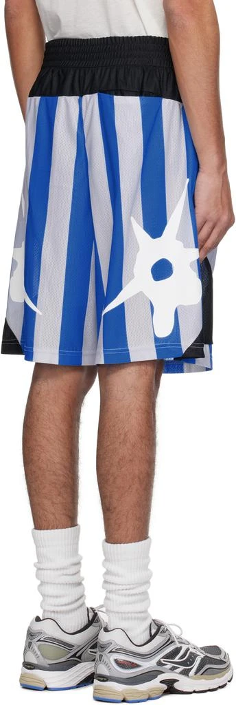 Perks and Mini Blue & Gray Mondschein Mesh Shorts 3