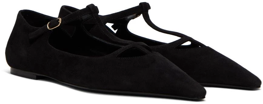 The Row Black Cyd Ballerina Flats 4
