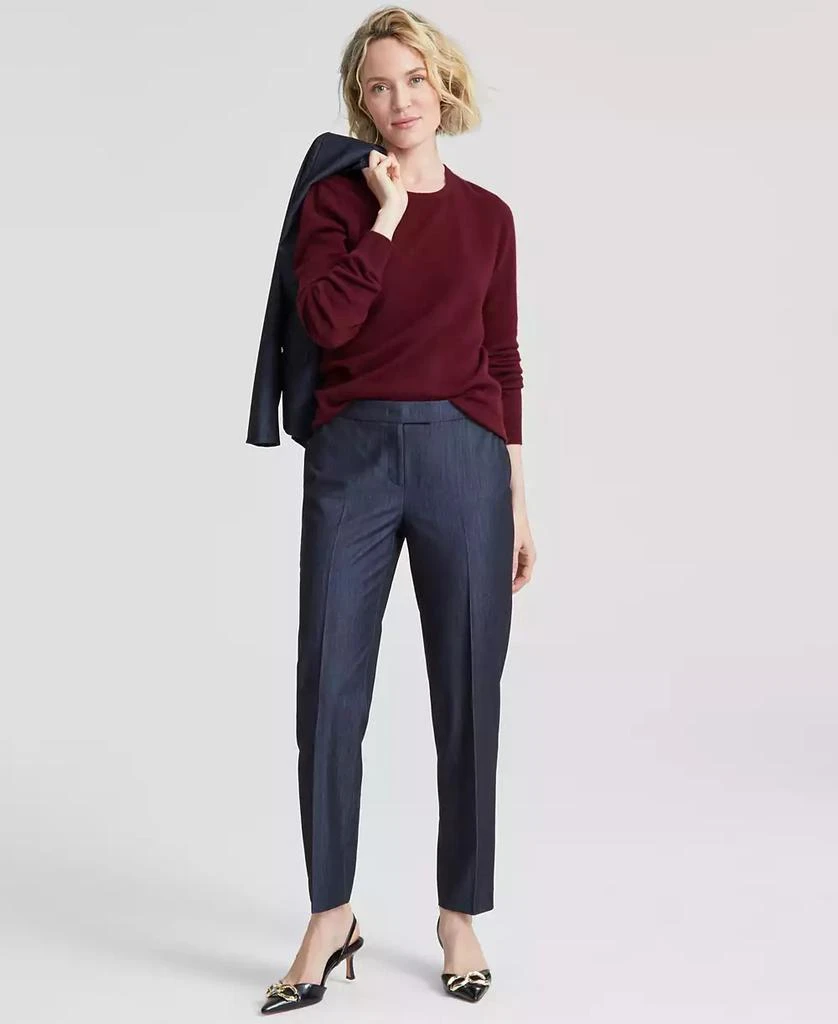 Charter Club 100% Cashmere Women's Long-Sleeve Crewneck Sweater, Created for Macy's 1