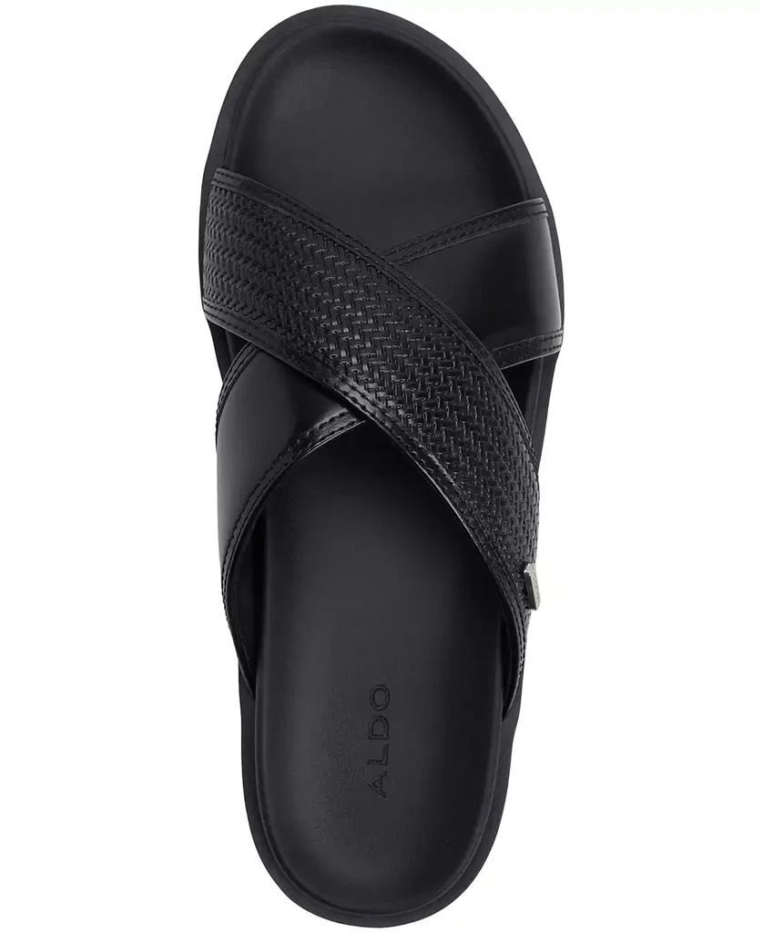 ALDO Men
s Mario Leather Slip On Sandals 2