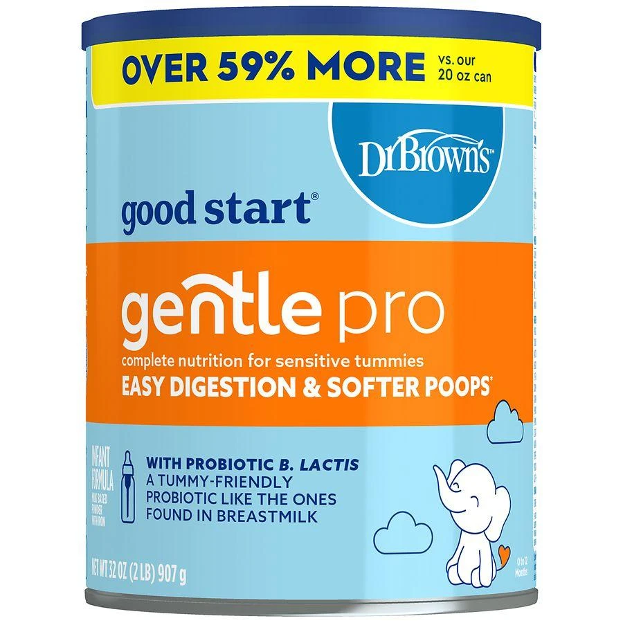 Gerber Good Start Dr. Brown's Gentle Pro, Baby Formula Powder, For Sensitive Tummies 1