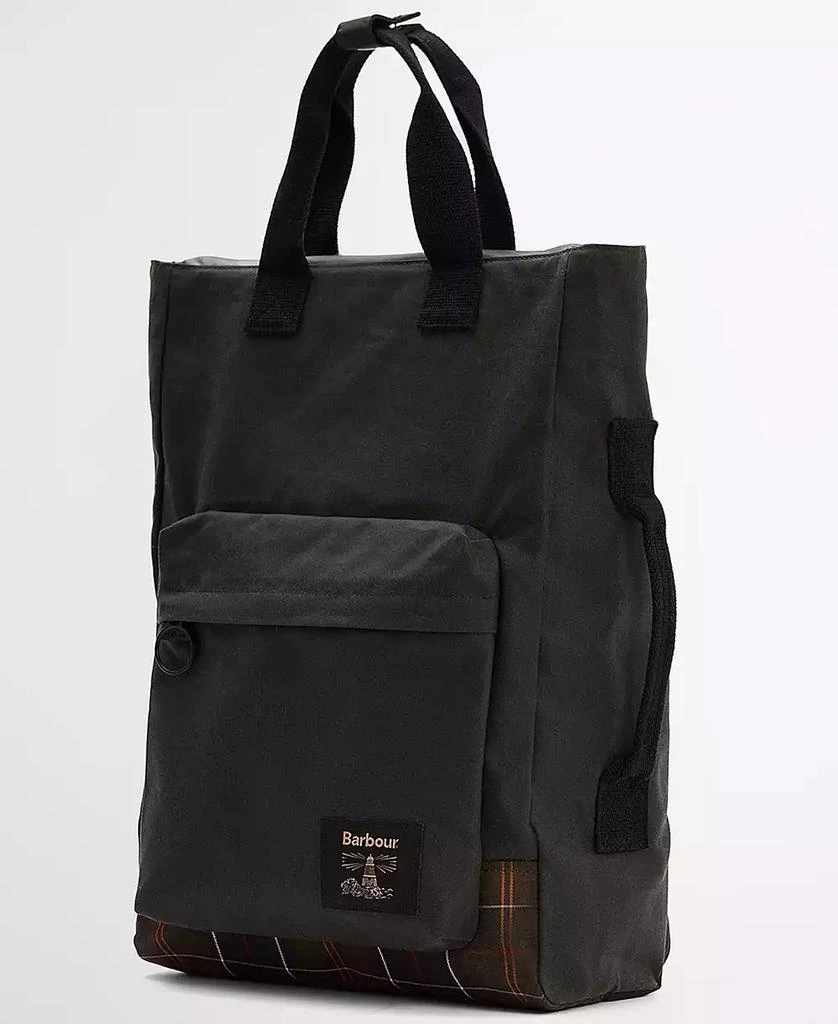 Barbour Men's Field Wax Zipper Large Backpack 3