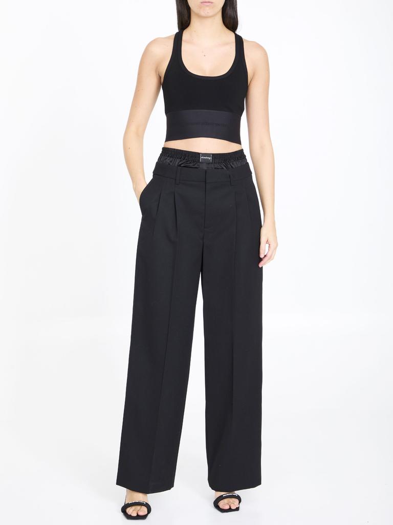 Alexander Wang Tailored pants with brief