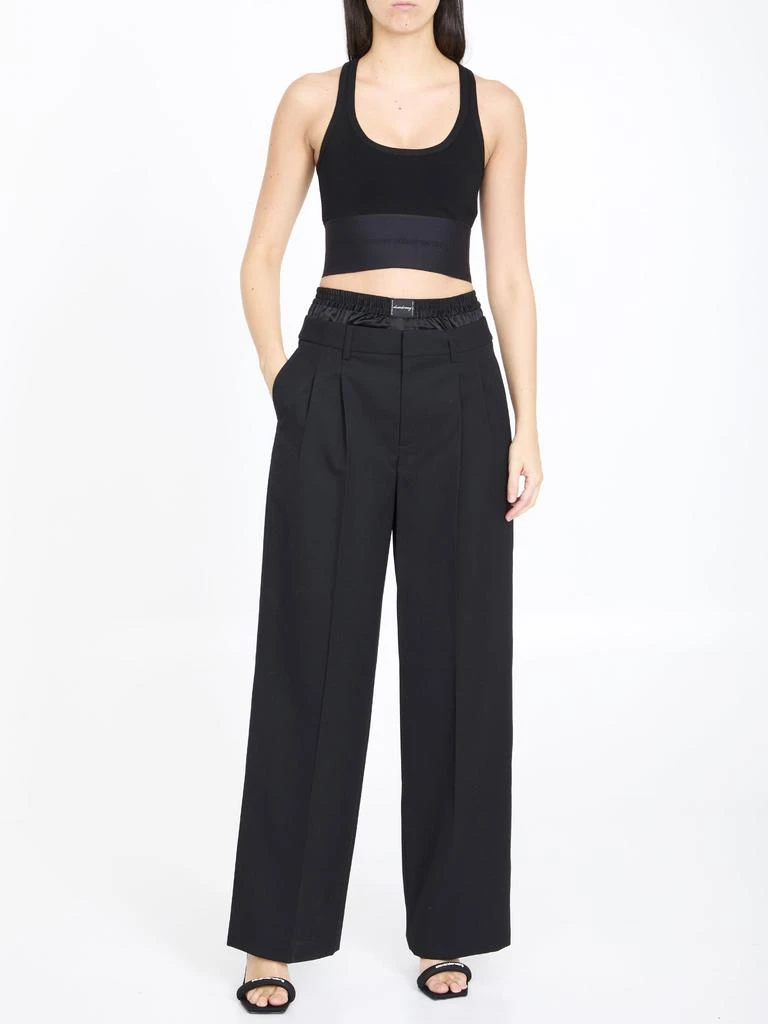 ALEXANDER WANG Tailored pants with brief 2