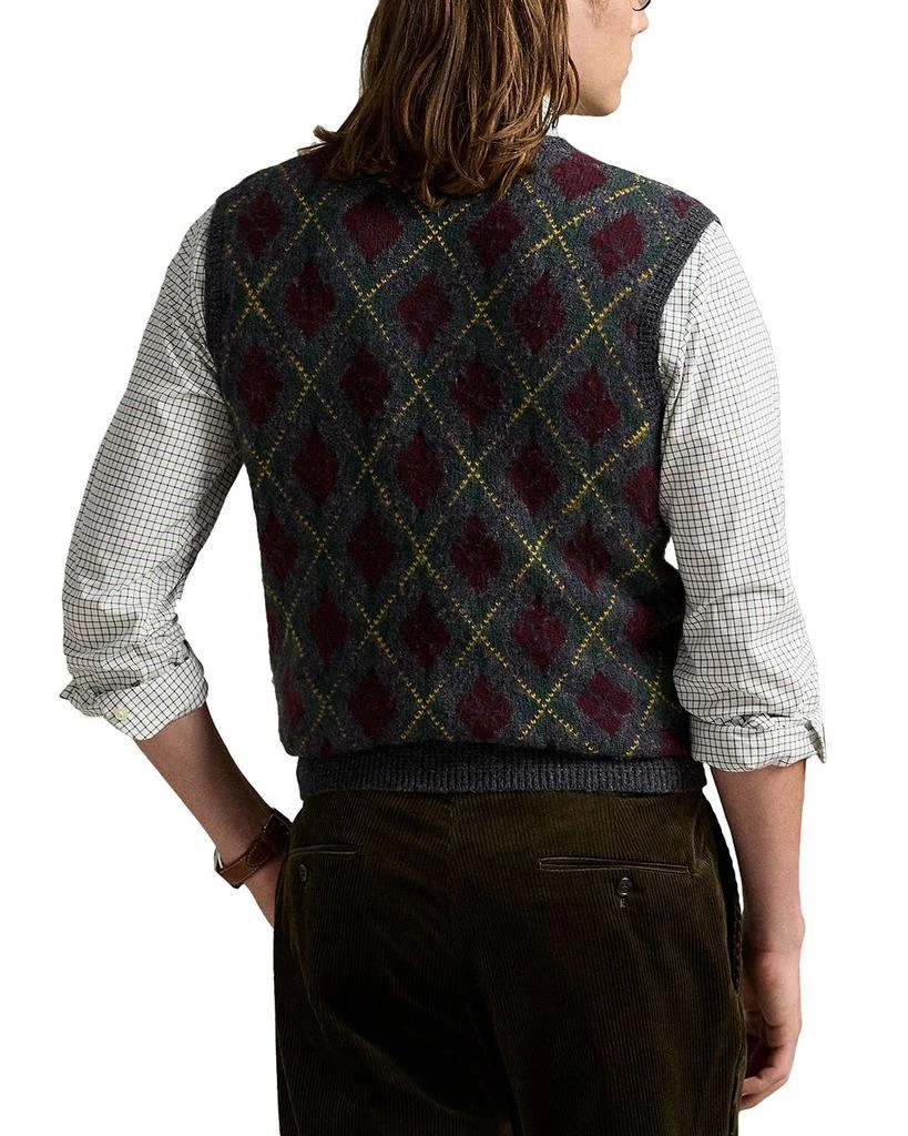 Ralph Lauren Argyle Wool Cashmere Sweater Vest 5