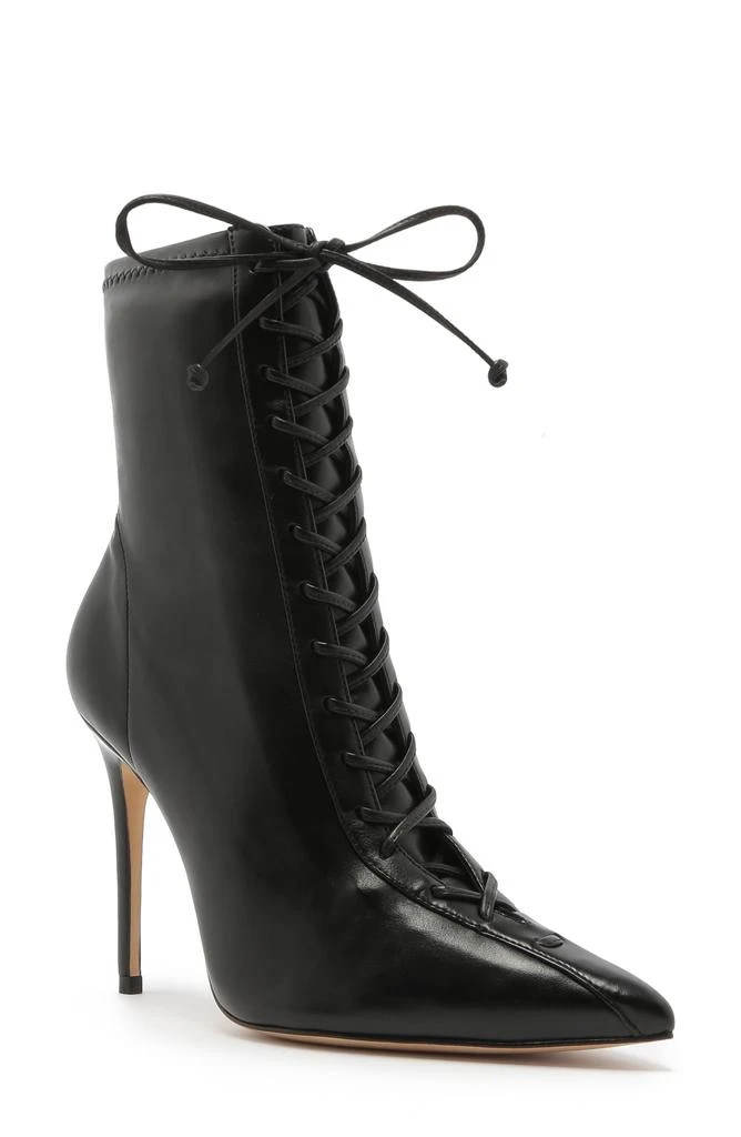Schutz Tennie Pointed Toe Lace-Up Boot 1