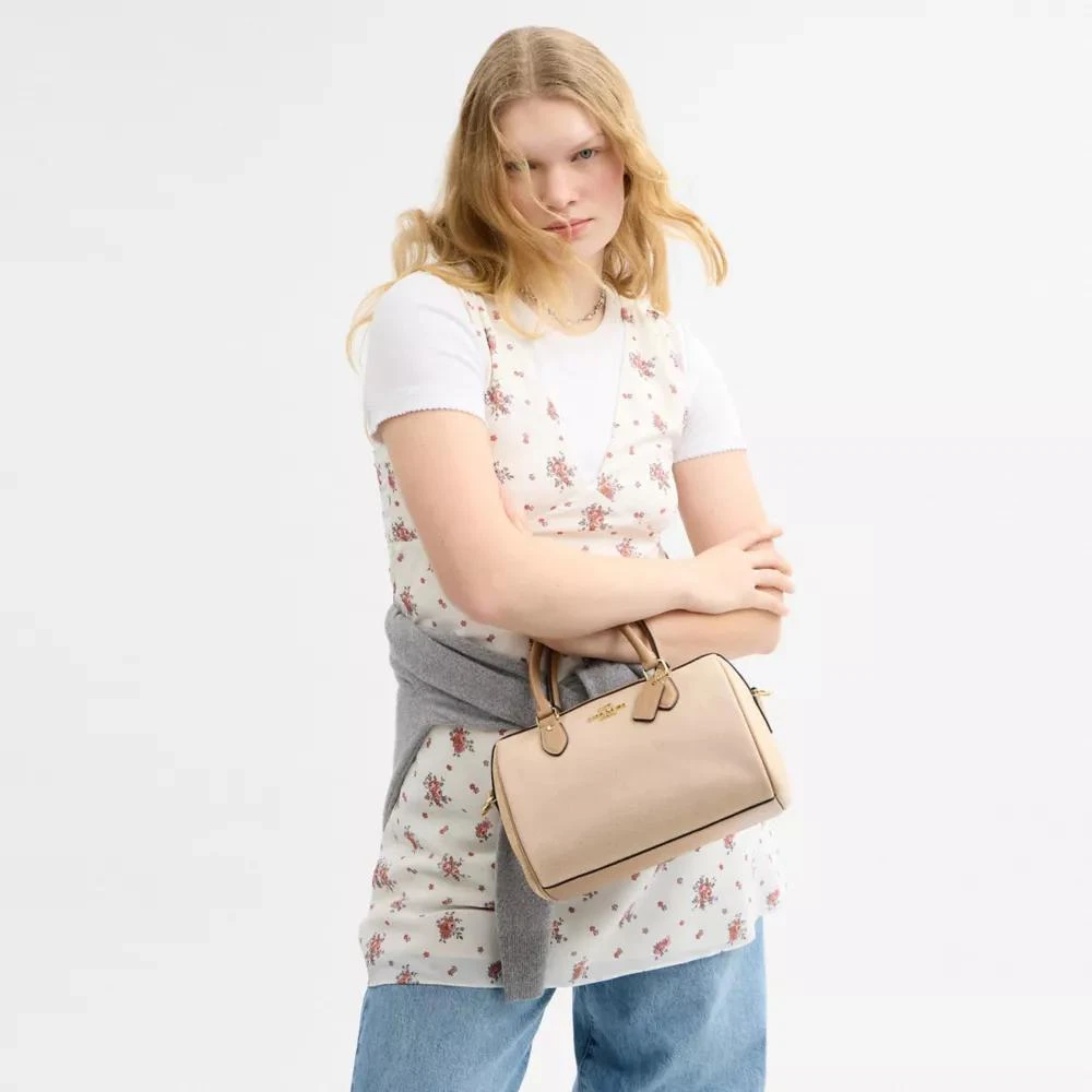 Coach Rowan Satchel Bag In Colorblock 3