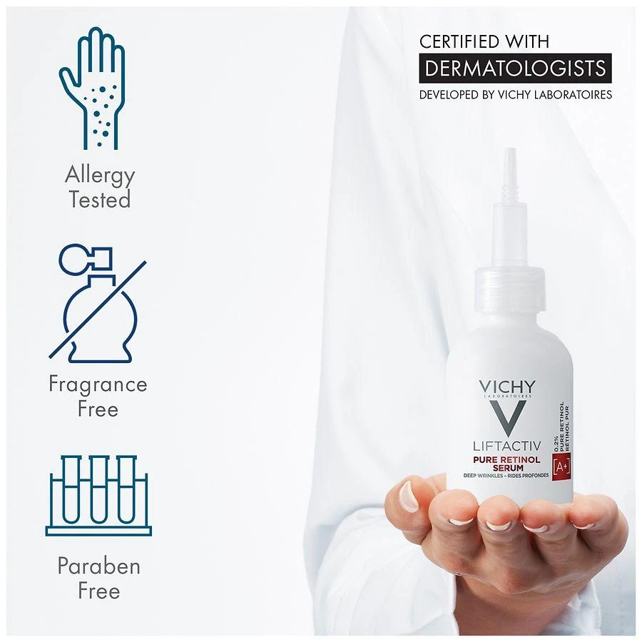 Vichy LiftActiv Pure Retinol Deep Wrinkle Serum, Anti-Aging Face Serum 8