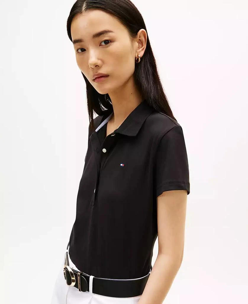 Tommy Hilfiger Women's Classic Pique Short-Sleeve Polo T-Shirt 3